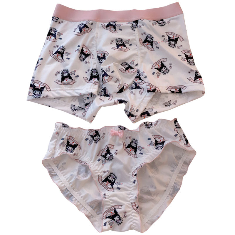 Cute Devil Couple Underwear Set PL53766