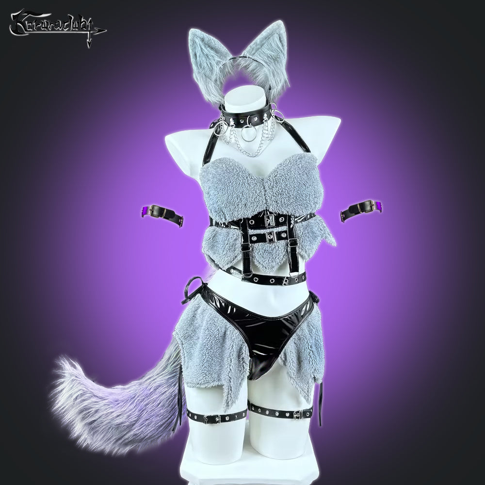 Cosplay Wolf Beauty Lingerie KO39(6-Piece Set)