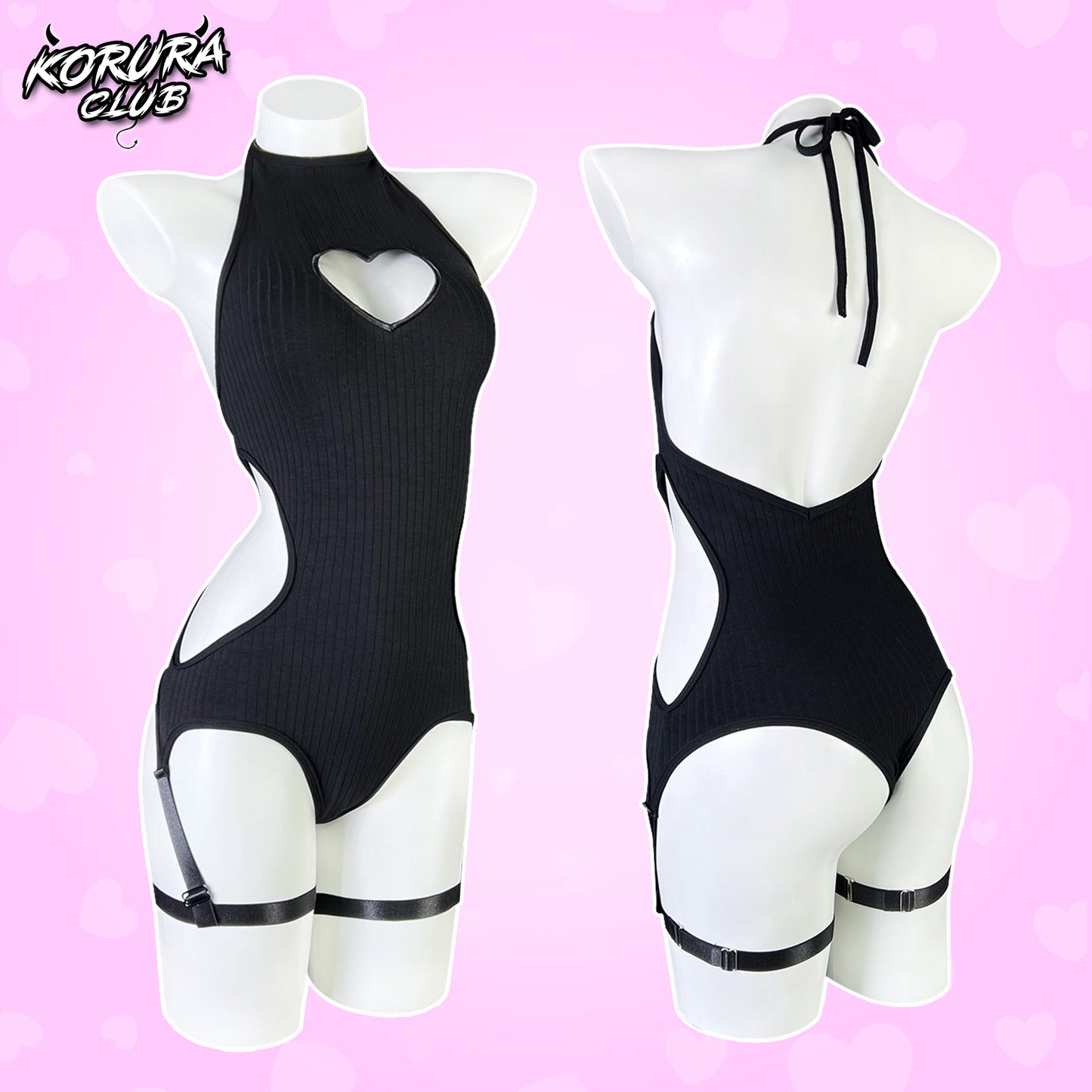 Cute Heart Bodysuit KO101