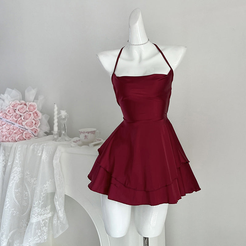Ice silk suspender nightdress PA20022