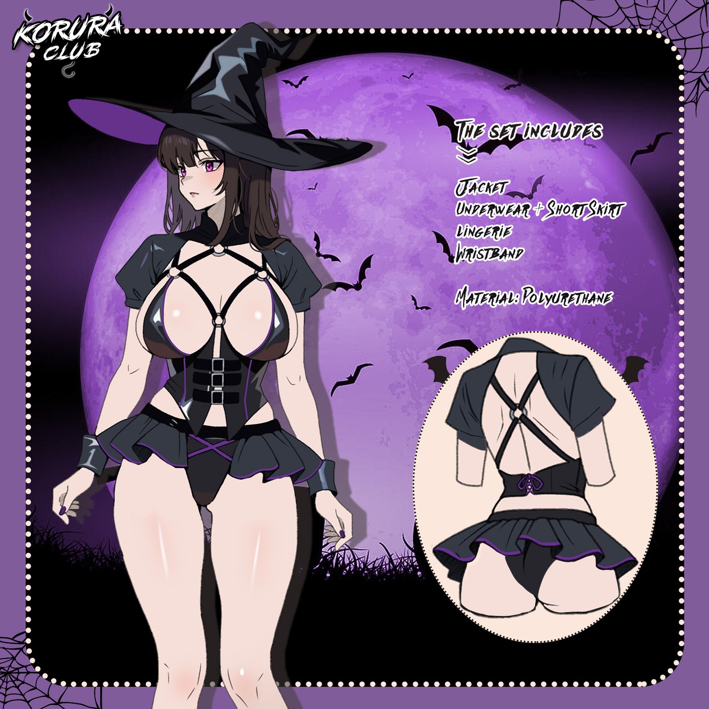 Pre-order Halloween Black Witch Costume KO161