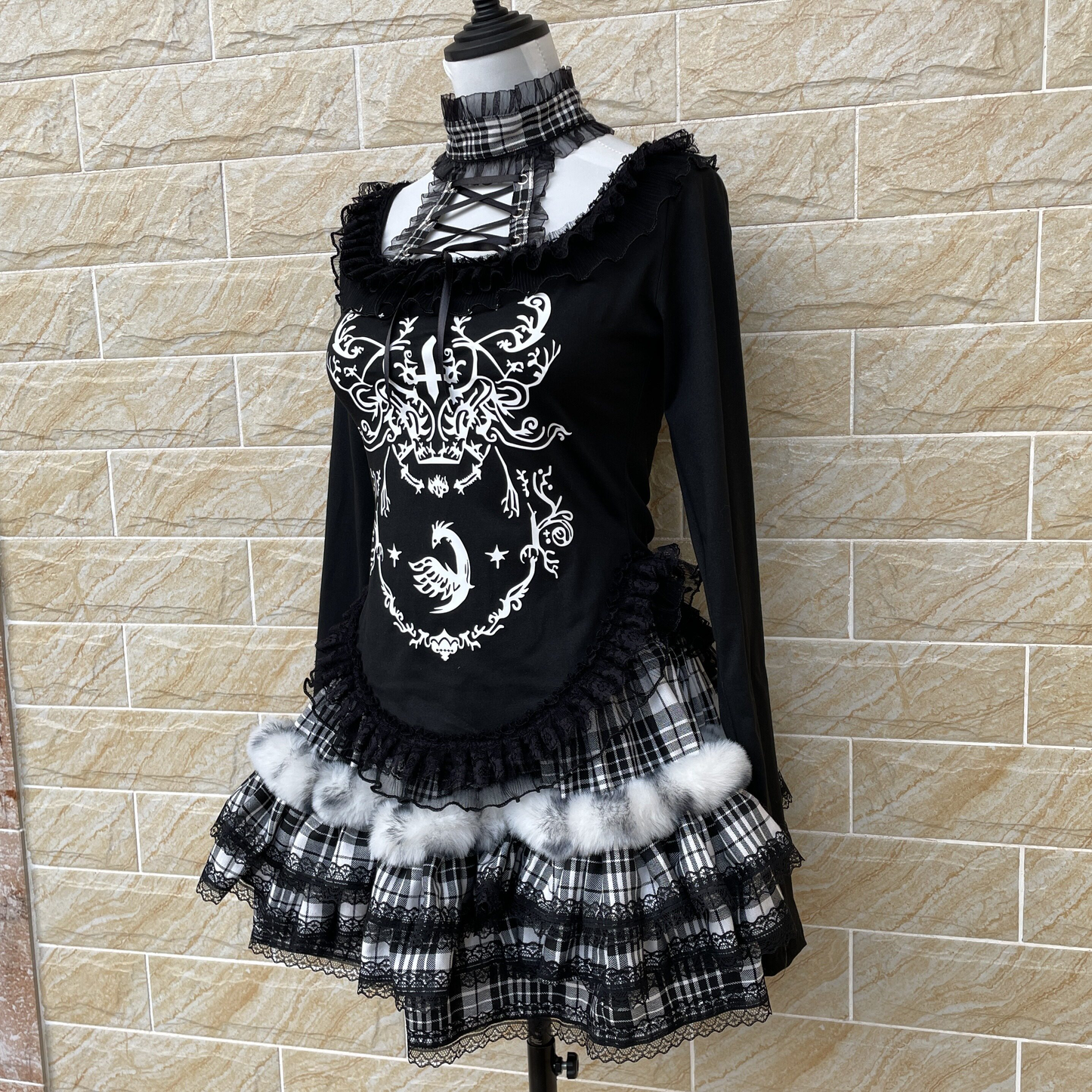 Abi Gothic Retro Top PA20339