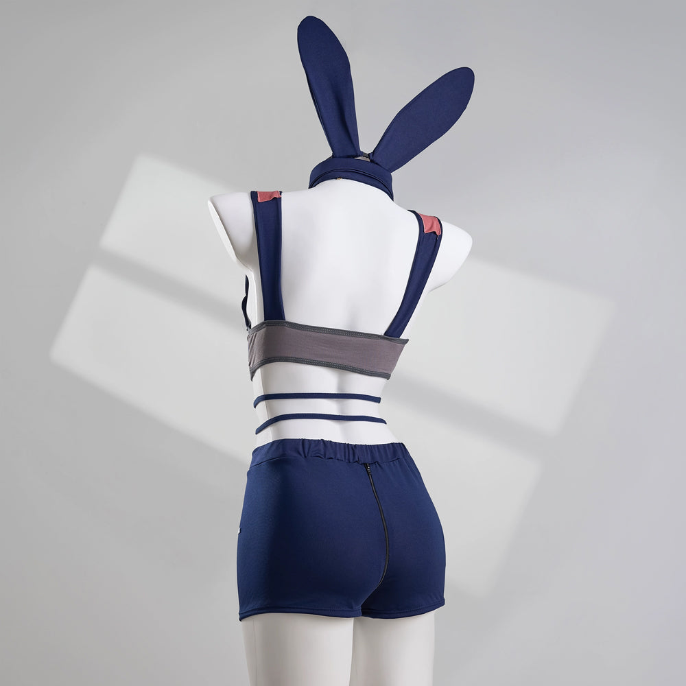 Cute Rabbit Police Officer Cosplay Costume Underwear Set PA20001