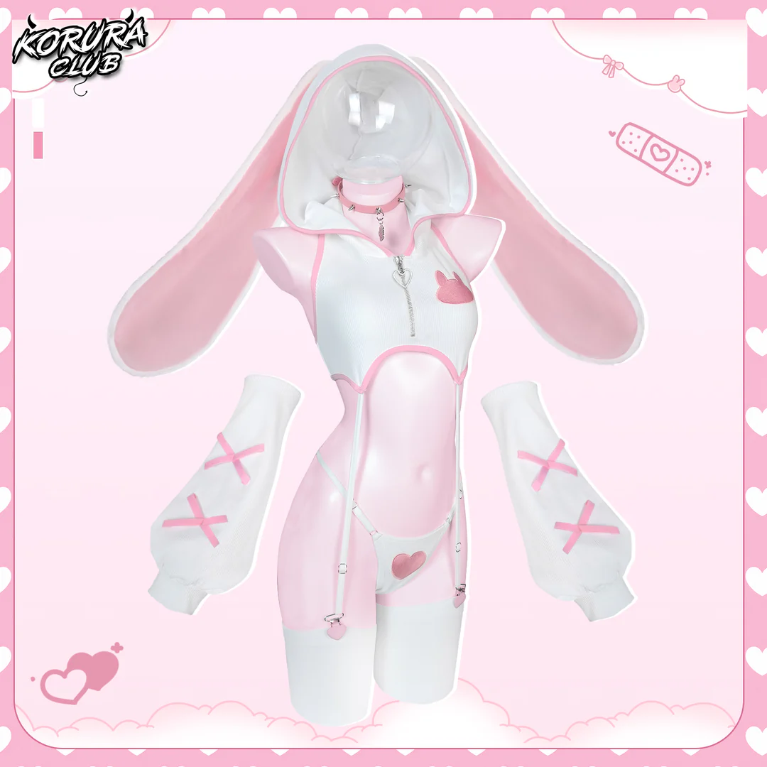 Pre-sale Bunny Cosplay Lingerie Vest Set KO157