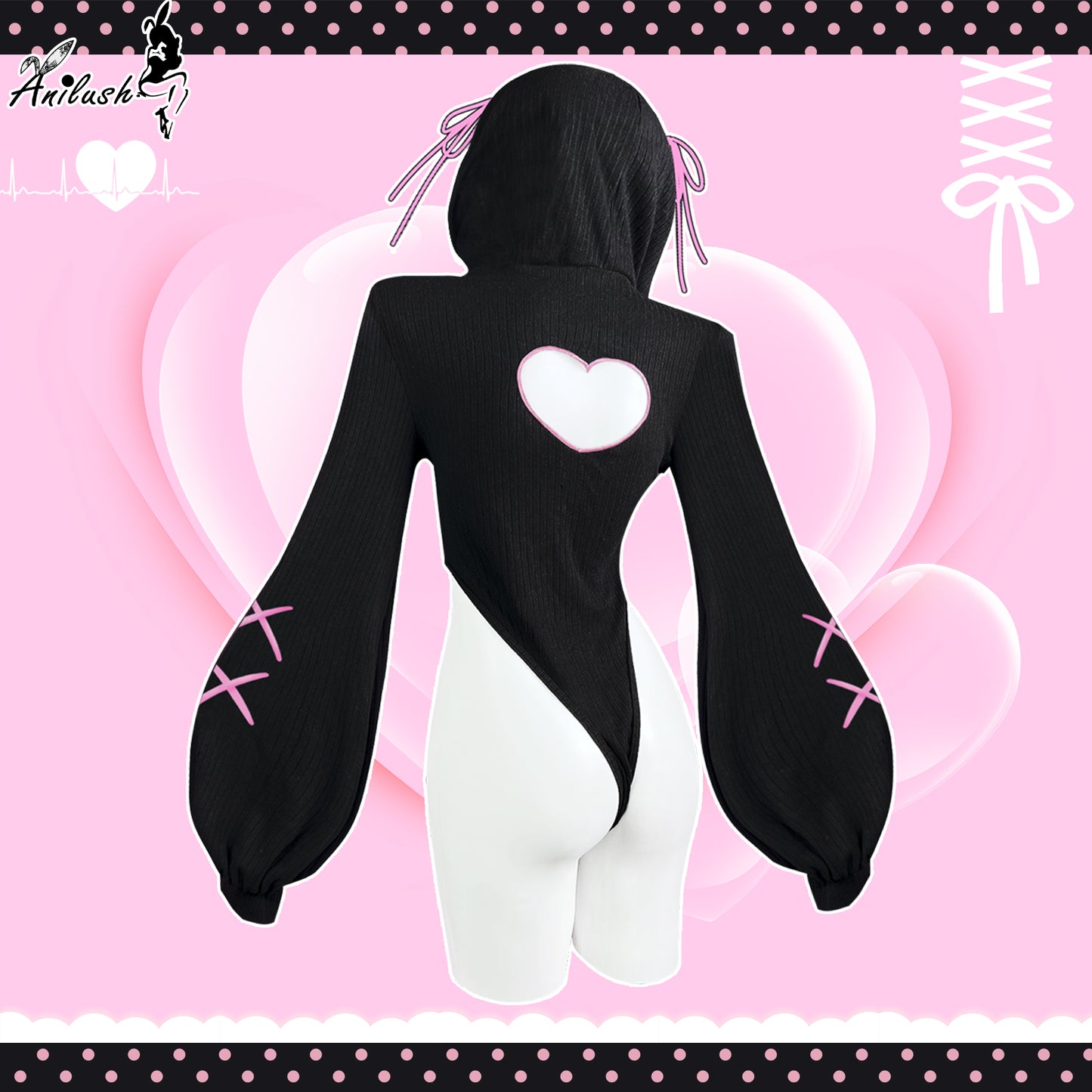HEART HOLLOW BODYSUIT SR16