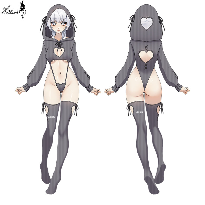 HEART HOLLOW BODYSUIT SR16