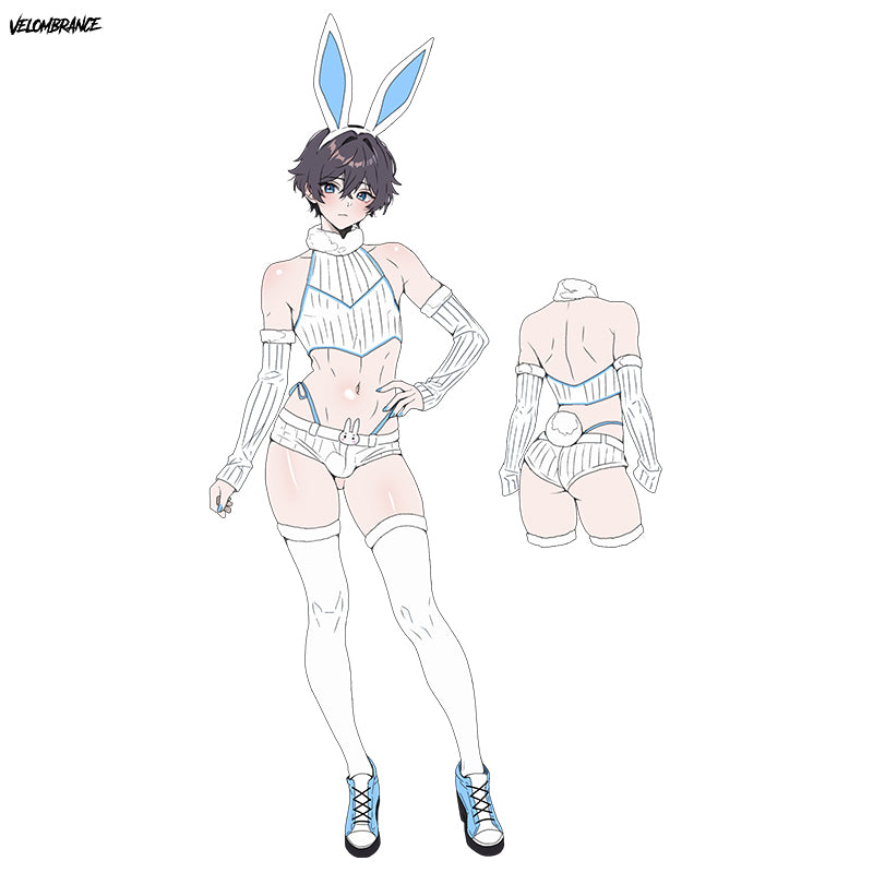 Cosplay Cute Bunny Ear Knitwear AS06