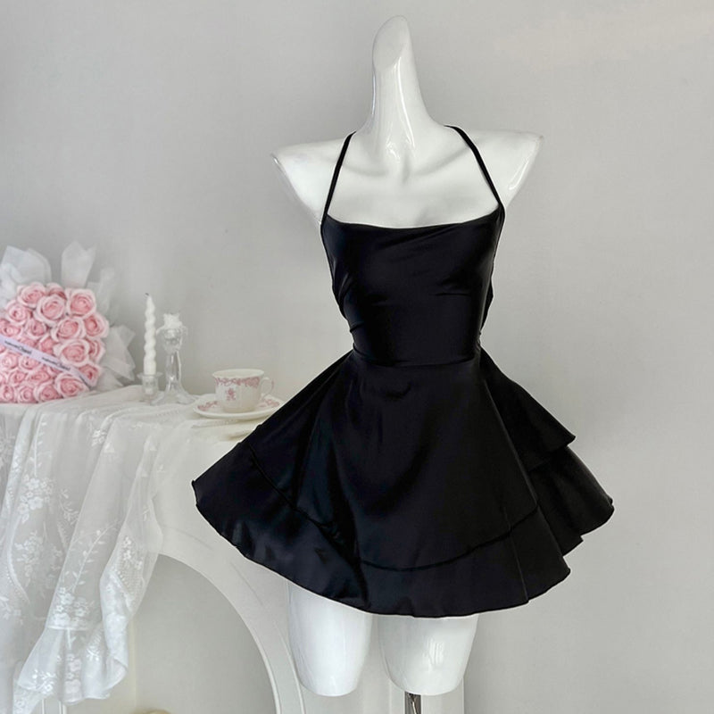 Ice silk suspender nightdress PA20022