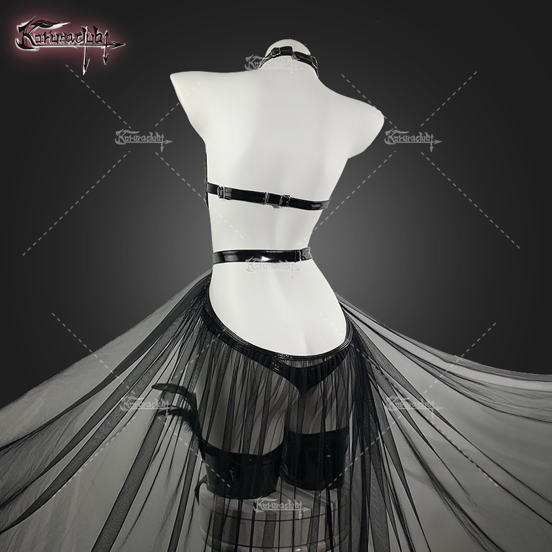 Cosplay Raven witch dress costumes KO04(7-Piece Set)