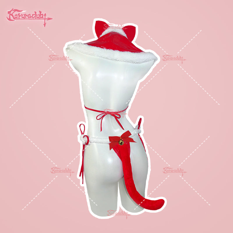Cosplay Xmas Kitty Kawaii Lingerie KO34 (5-Piece Set)