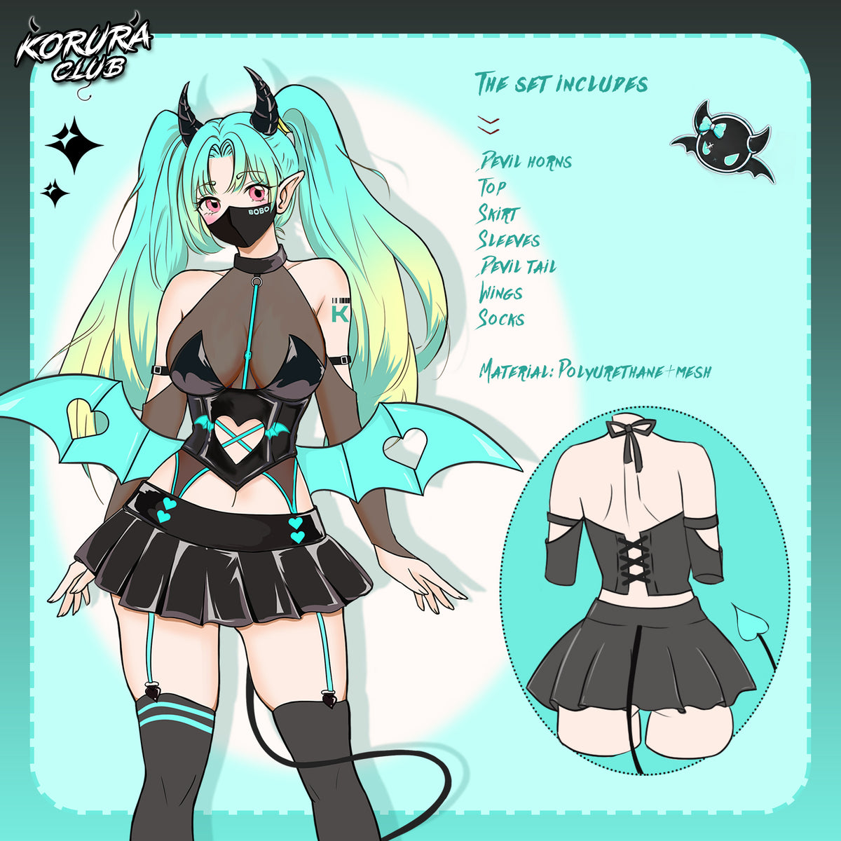 Pre-Order Cosplay Koakuma Costume KO177