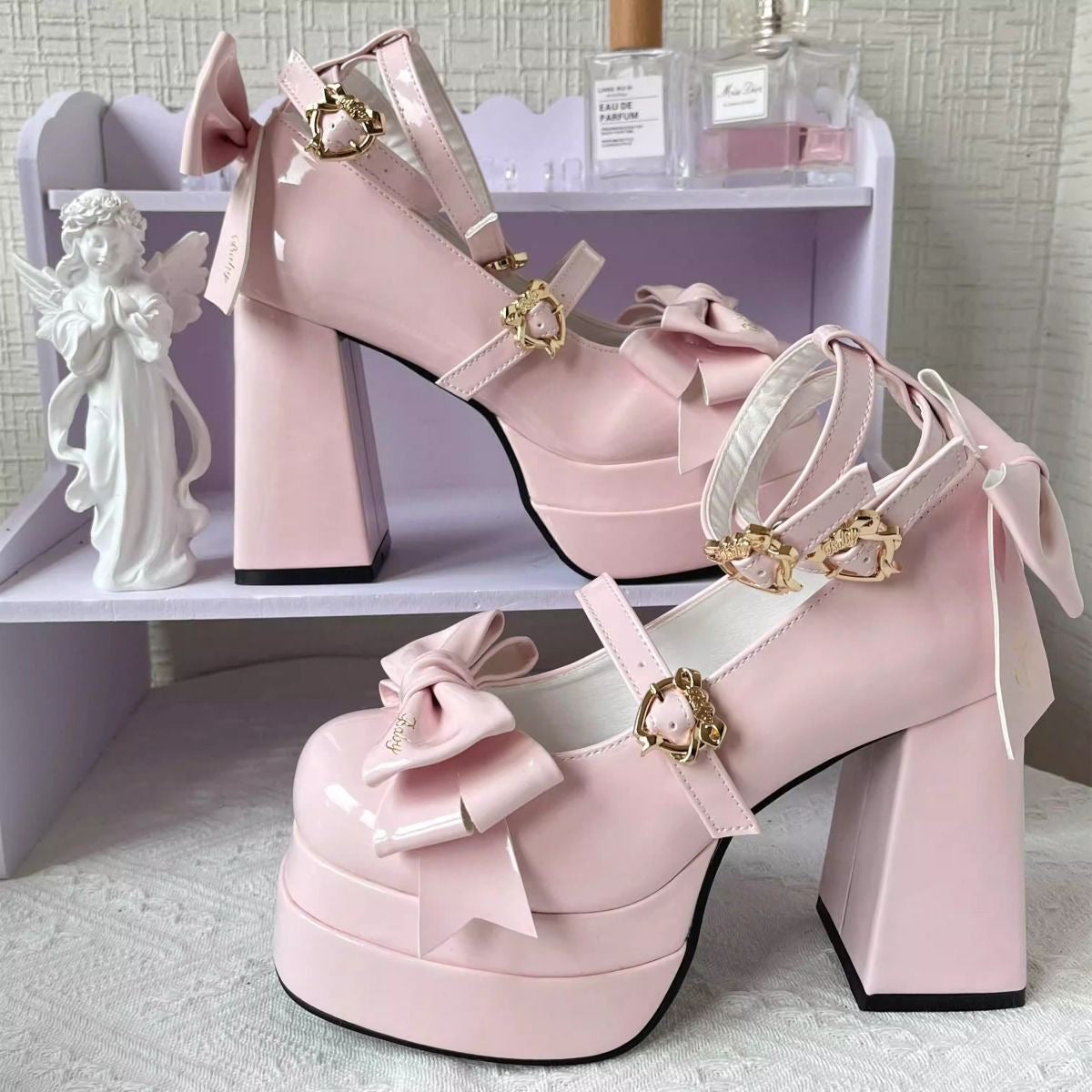 Lolita bow high heels PA20012