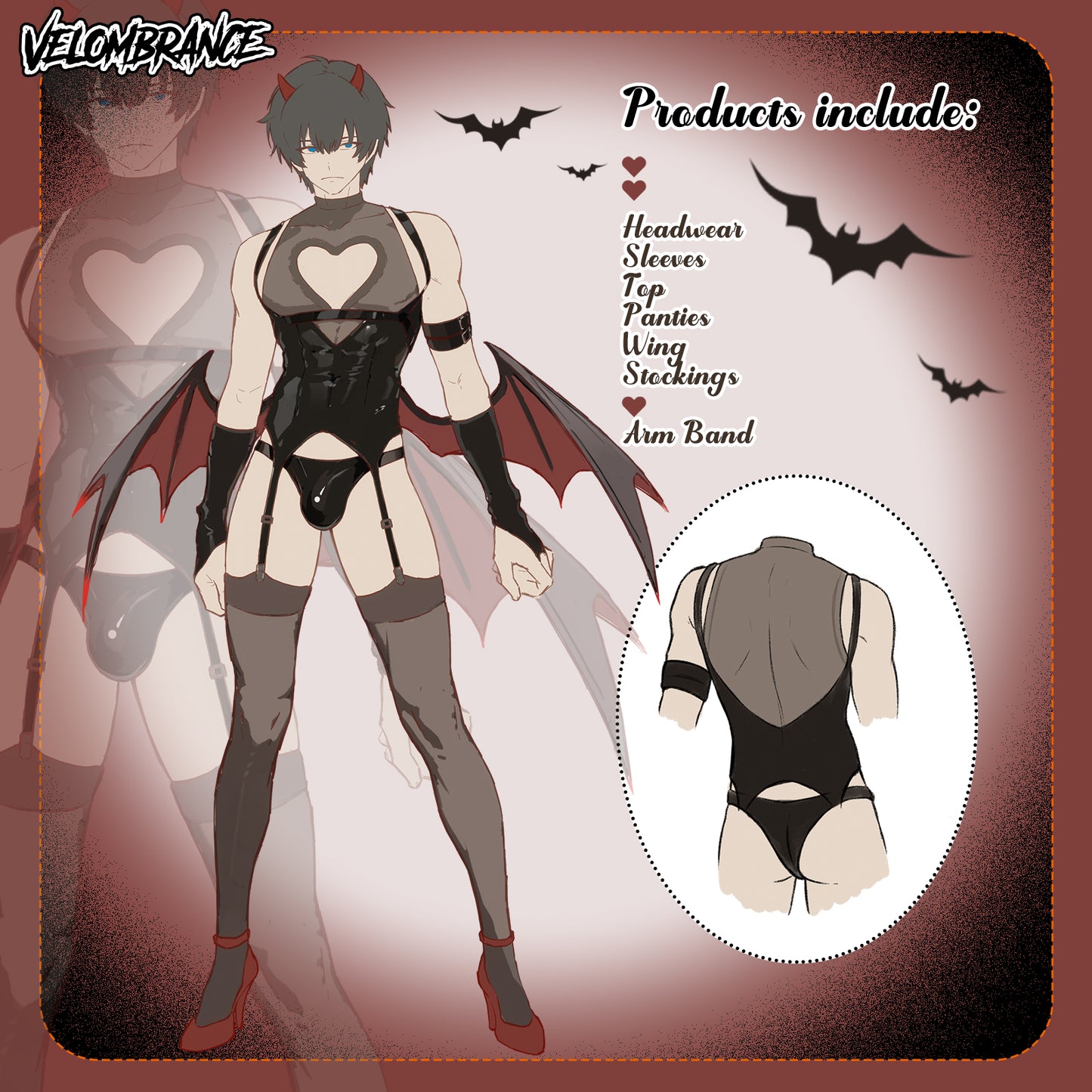 Pre-order Halloween Little Demon Set (7-Piece Set) AS71