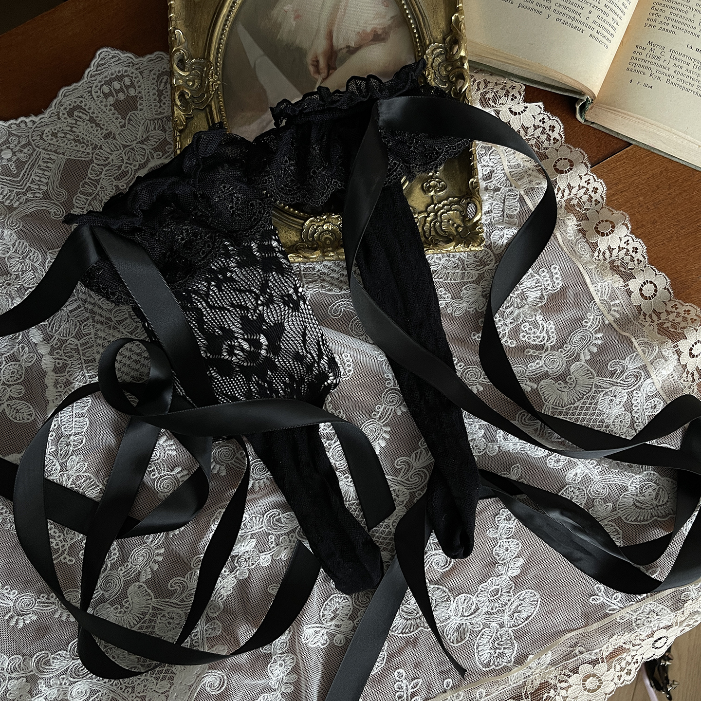 Lace-strap girl stockings PA20077
