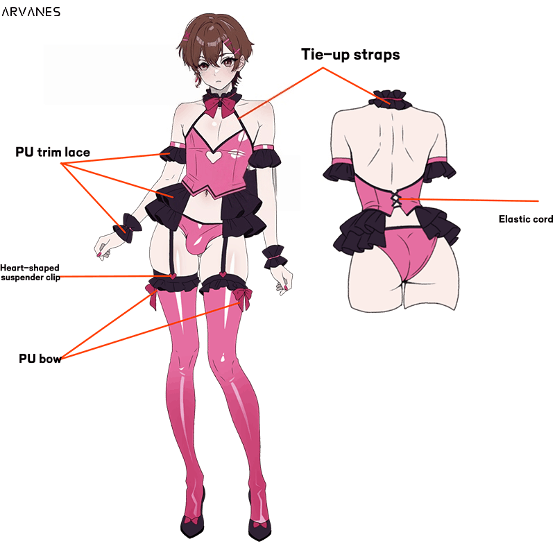 Pre-Orders Cos Pink Heart Set AS35