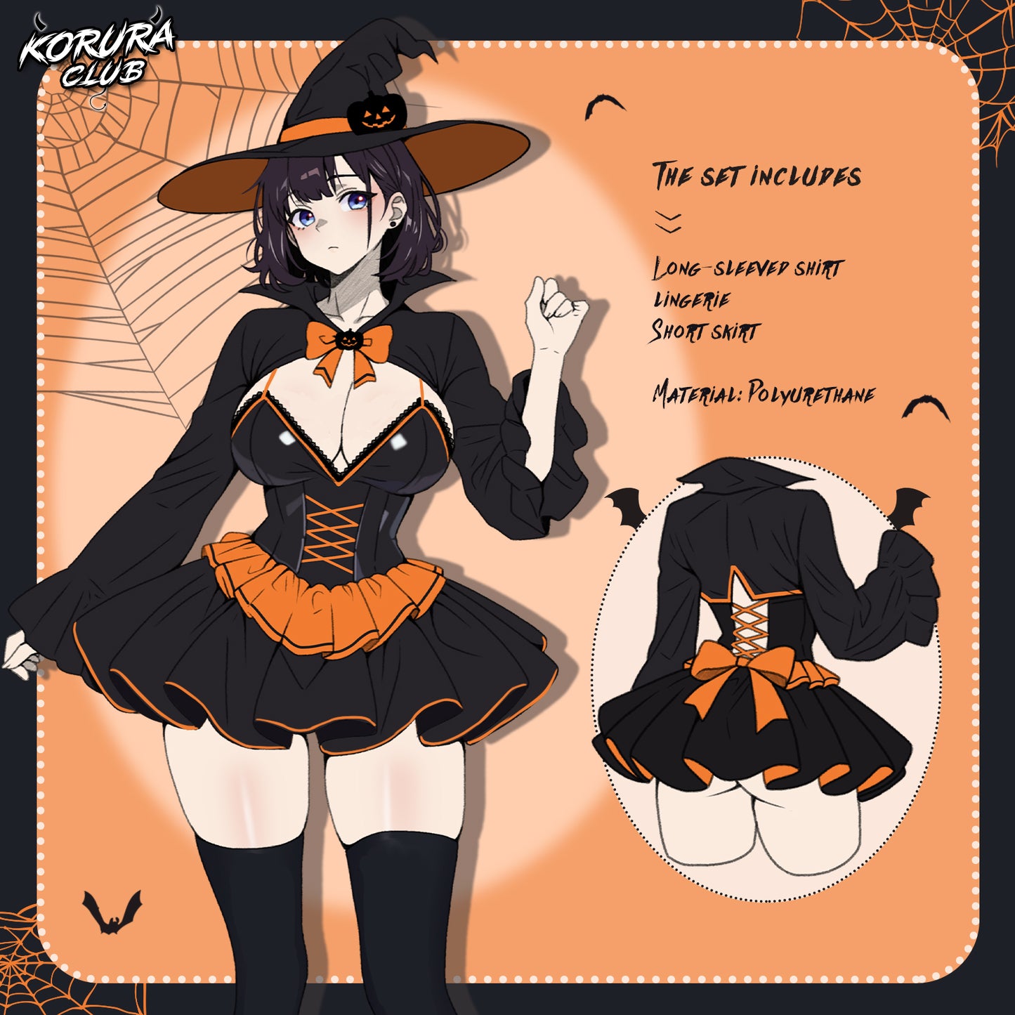 Pre-order Halloween Pumpkin Witch Costume KO160