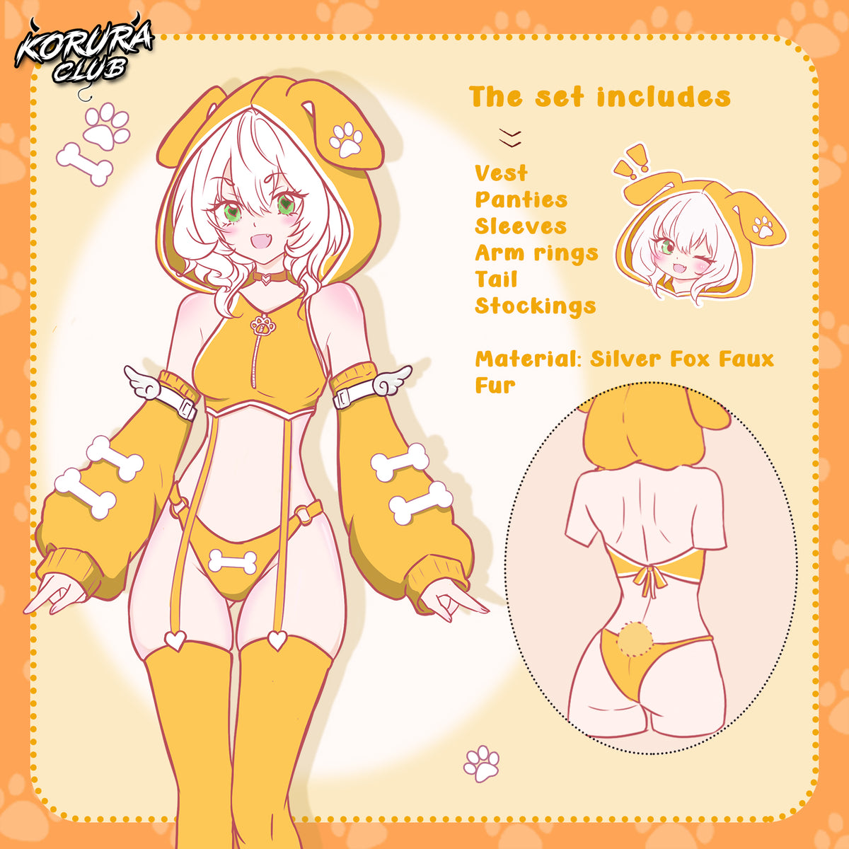 Pre-sale Cosplay angel Puppy Set KO176