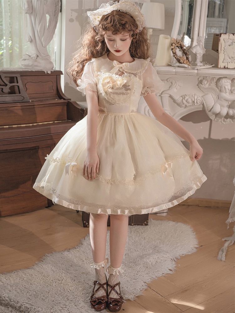 puff sleeve loli dress PL53292