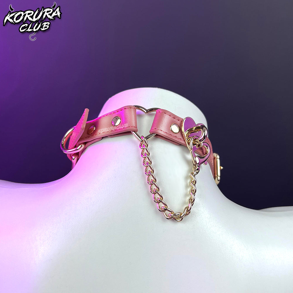 Only $9.99 – Limited to 30 Sets Double Heart Lock Collar KO91