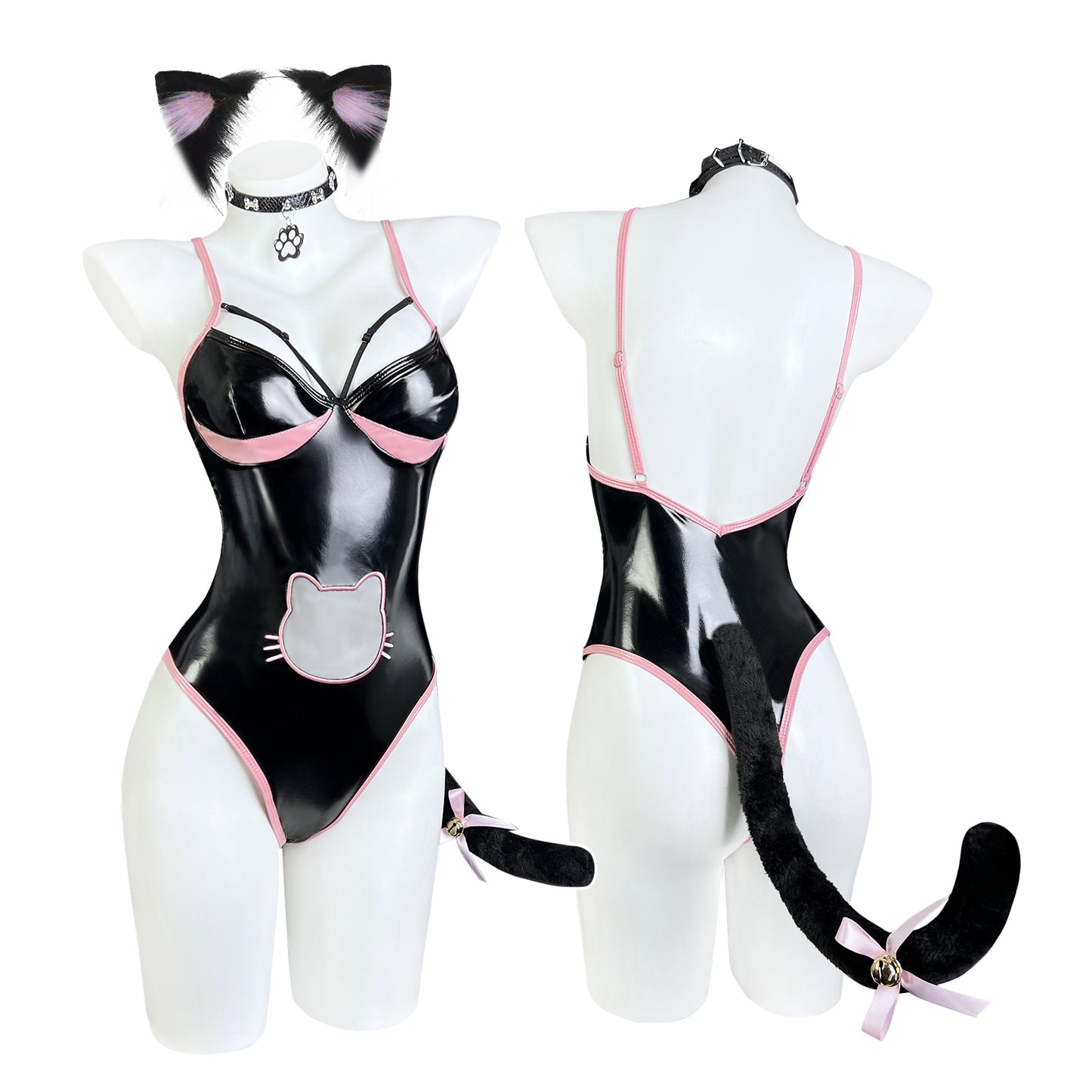 Pre-Sale Cute Cat Bodysuit Lingerie KO74