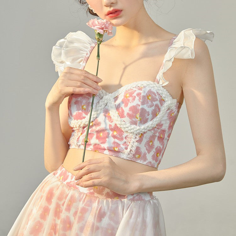 Pink Flower Swimsuit PL52969