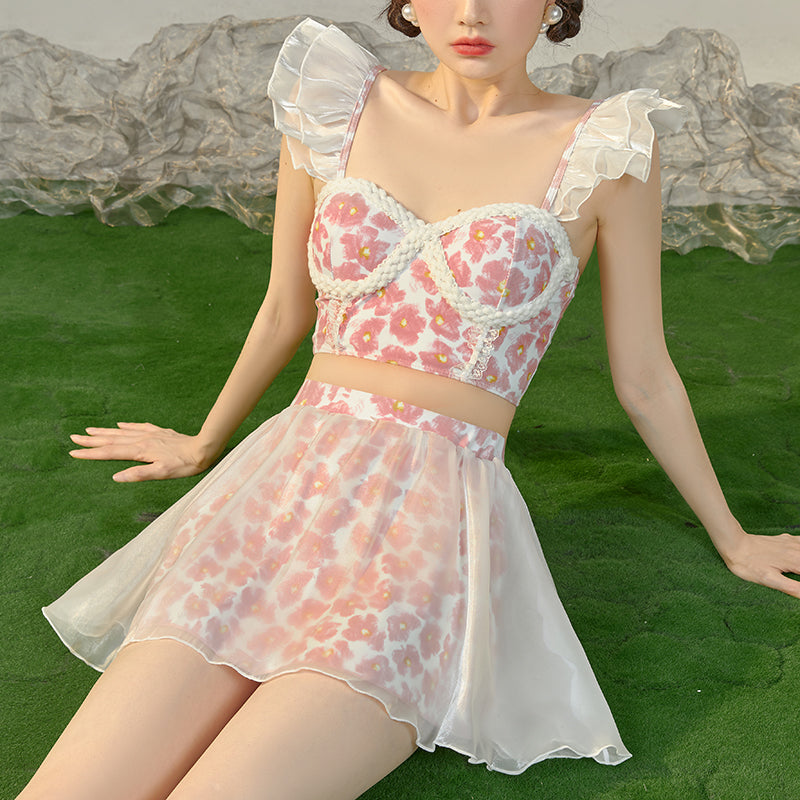 Pink Flower Swimsuit PL52969