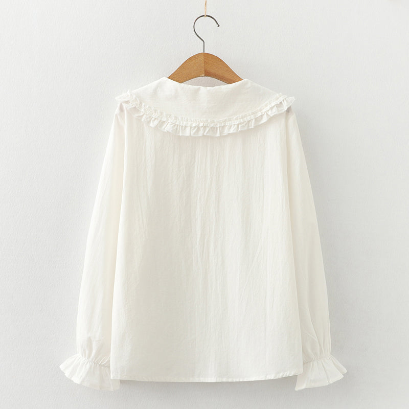 cute cartoon embroidery shirt PL52482