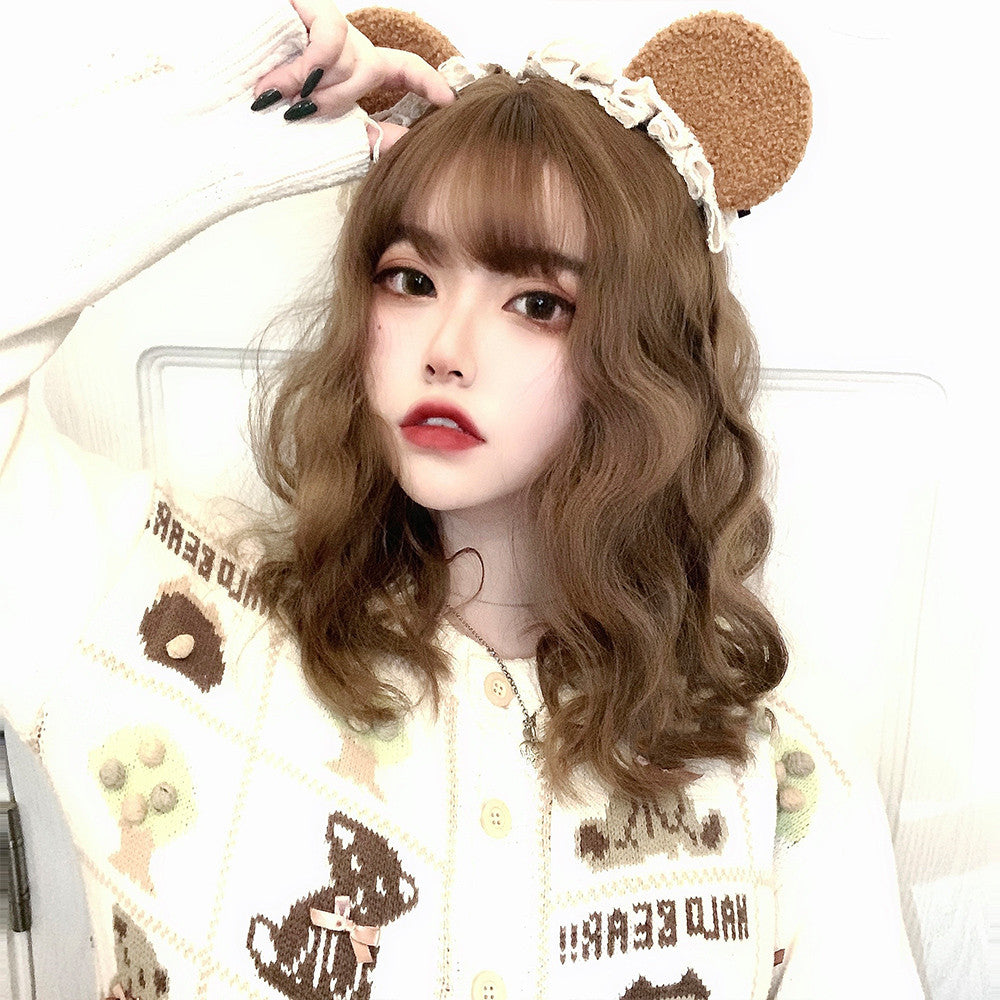 brown Long Curly Hair Wig PL52590