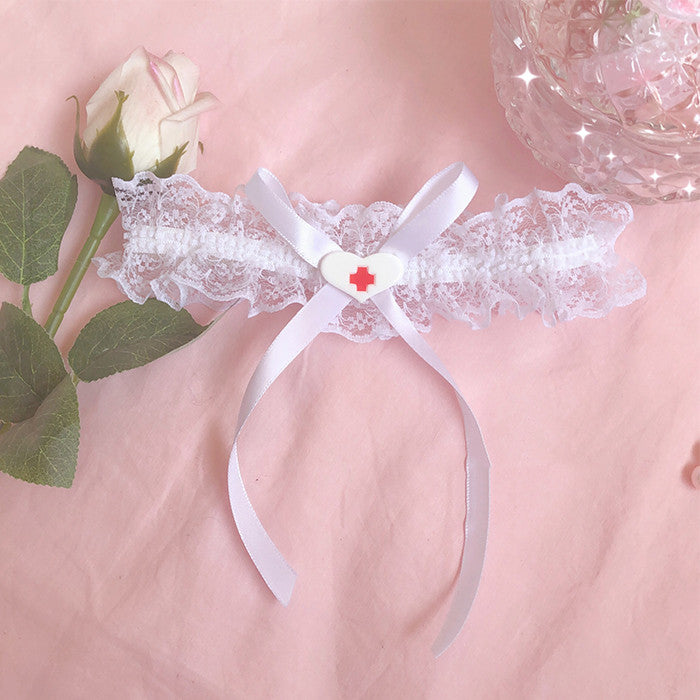 Cute bow nurse leg ring PL50783