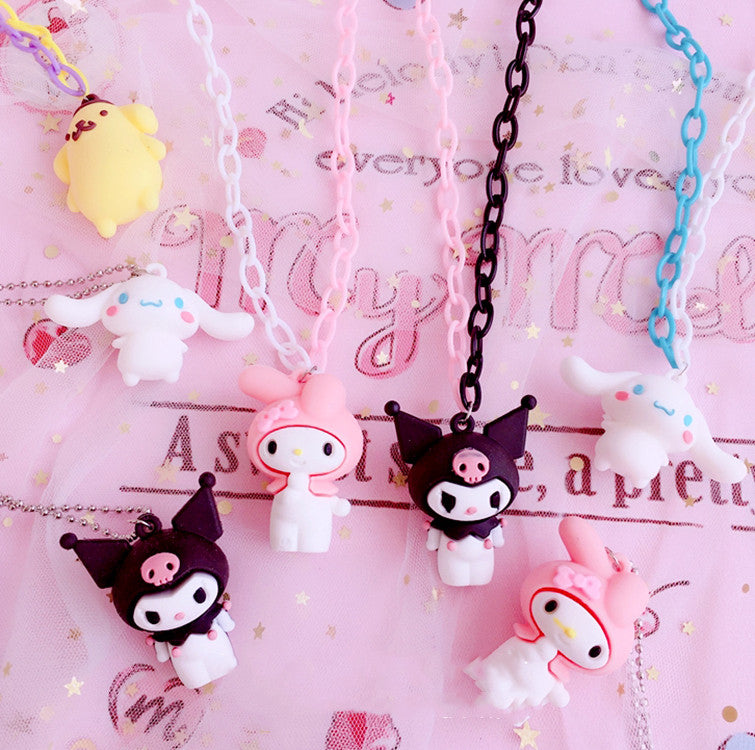 Cute Cartoon Long Necklace PL52560