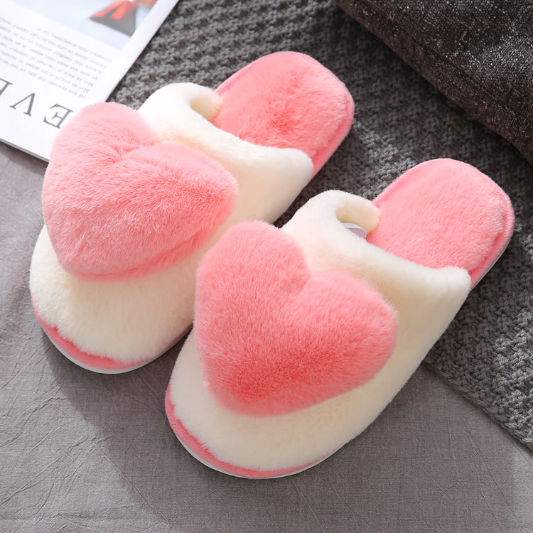 Love plush warm slippers PL21244