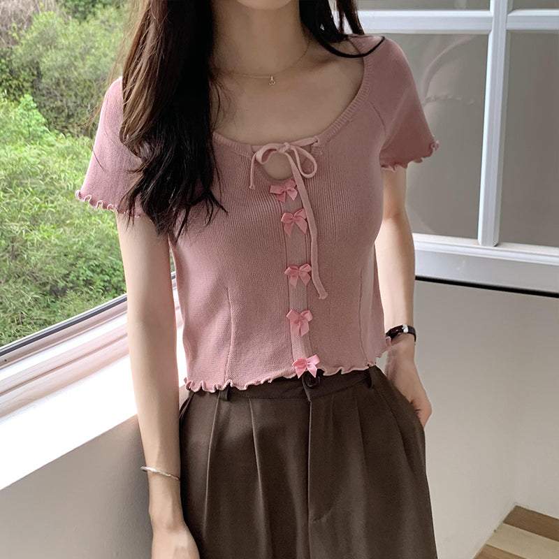 cute cropped T-shirt P1060