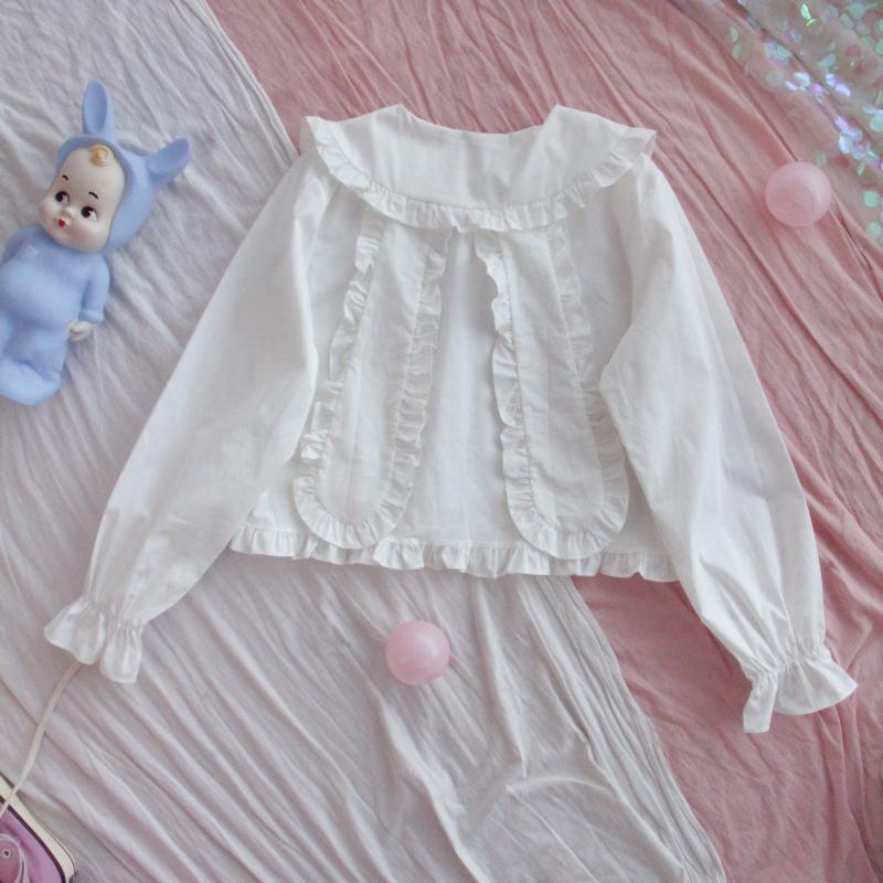 White Long Sleeve Shirt PL52225