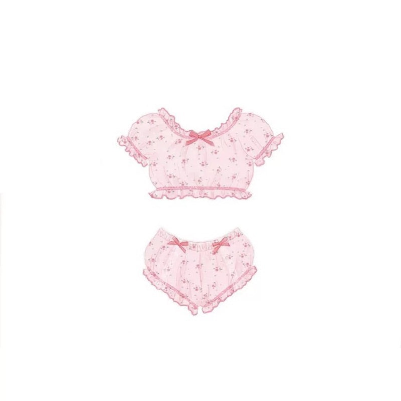 Lovely suit pajamas PL51265