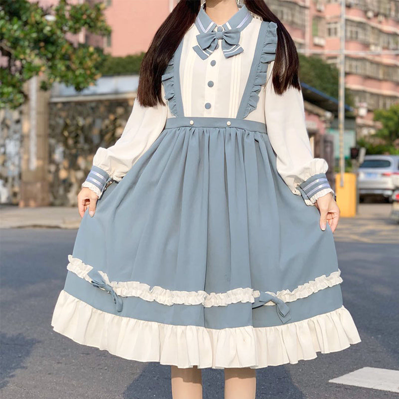 lolita long sleeve dress PL50863