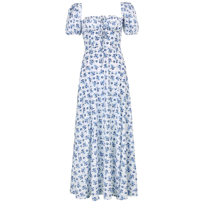 chic square neck dress PL52387