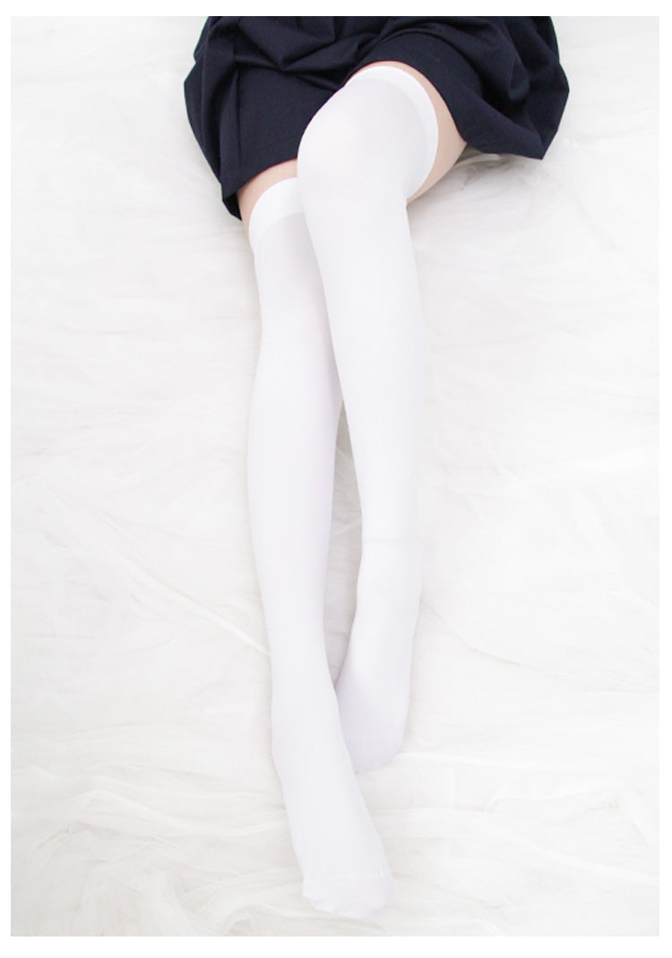 Velvet Japanese high socks (buy one get one free)PL10141