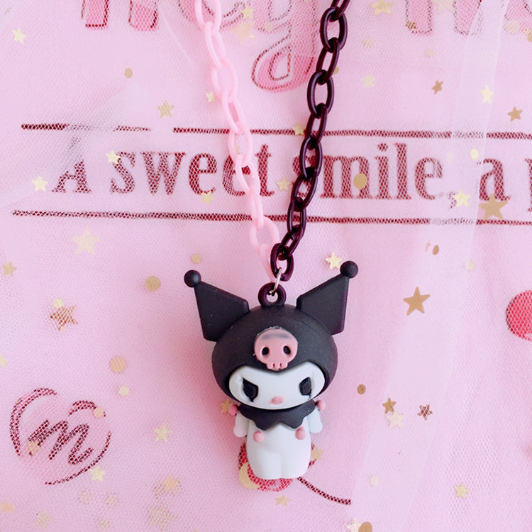 Cute Cartoon Long Necklace PL52560