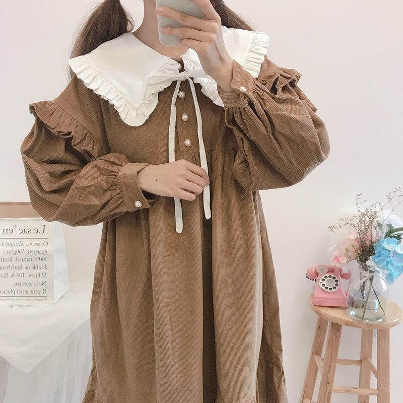 Lolita Khaki Dress PL52615