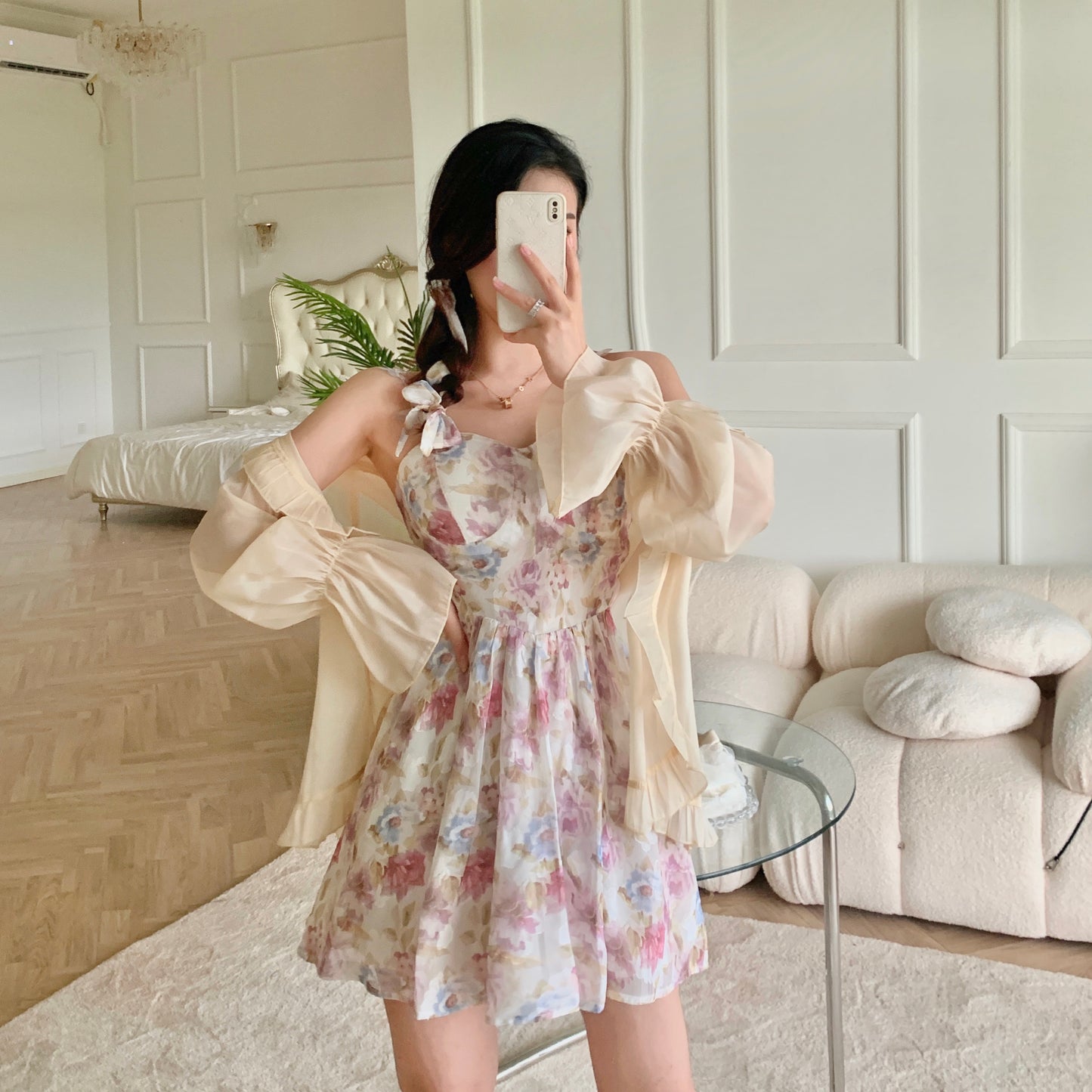 chic floral dress PL52353