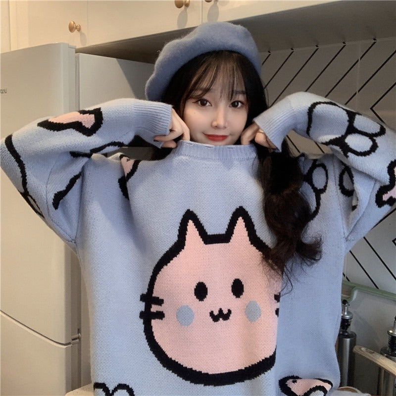 Cute long sleeve sweater PL50919