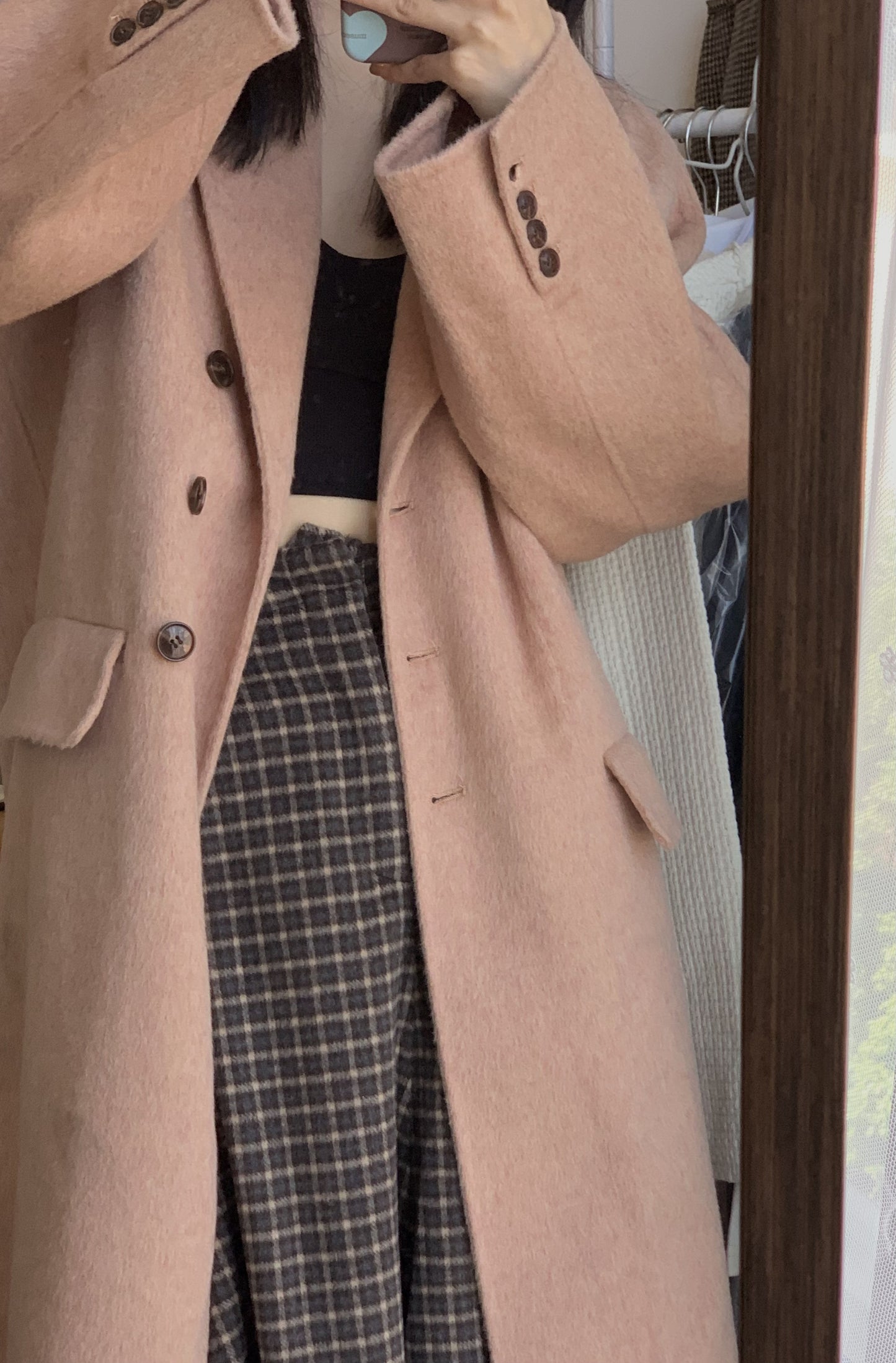 pink long coat PL52651
