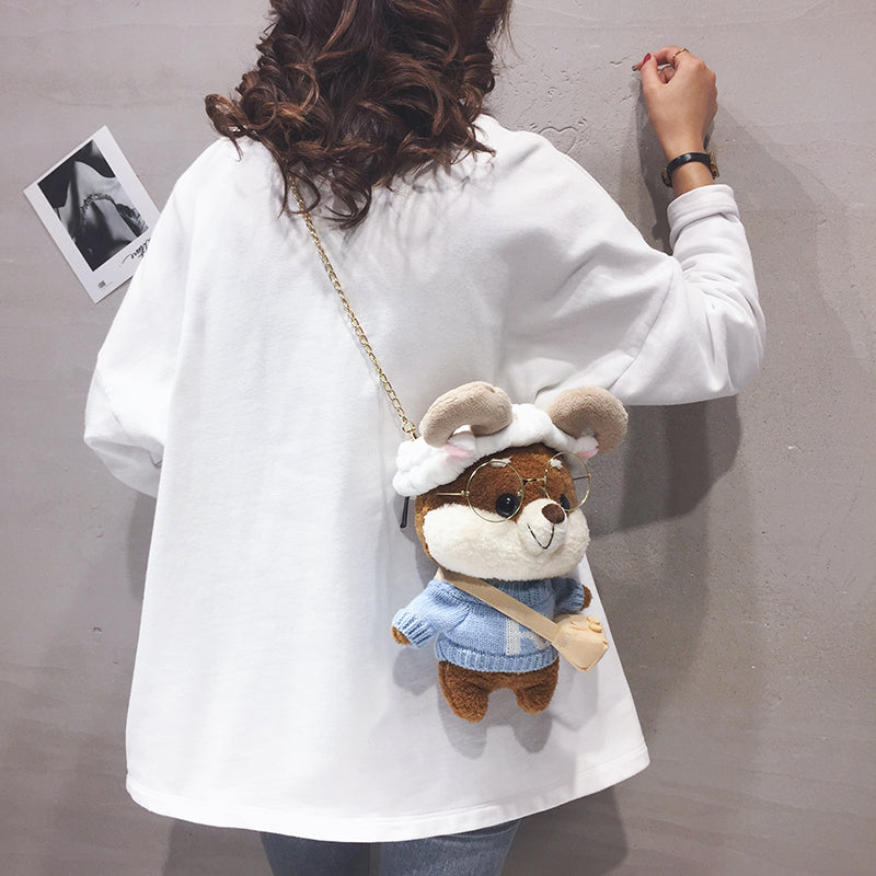 cute plush bag PL20684