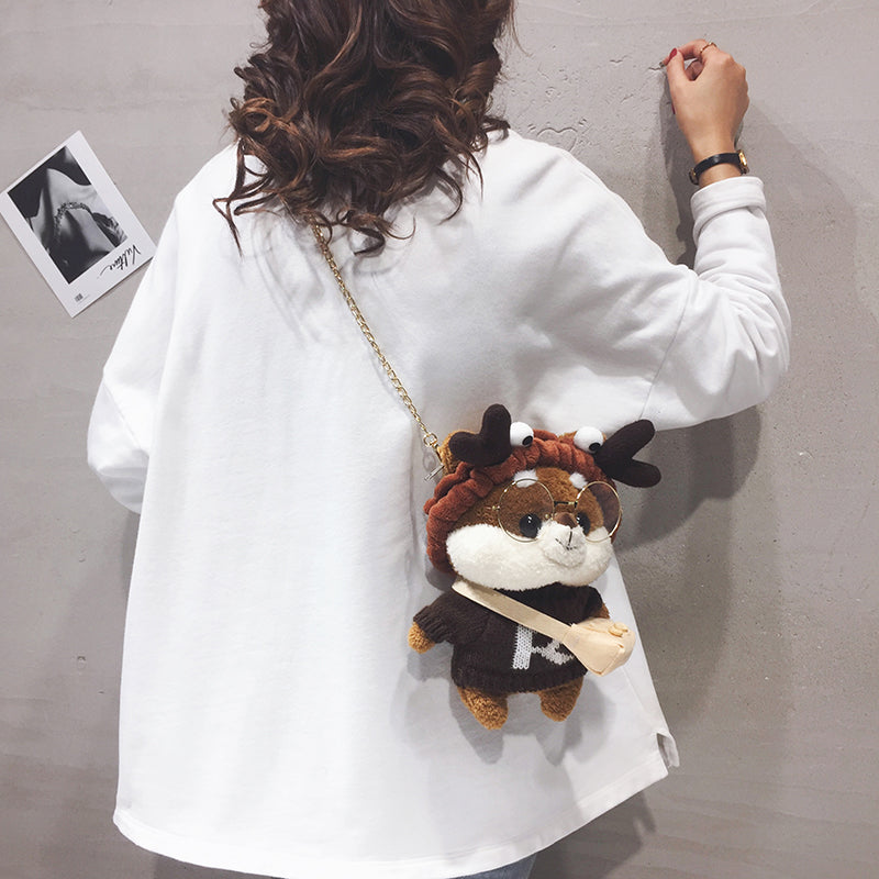 cute plush bag PL20684