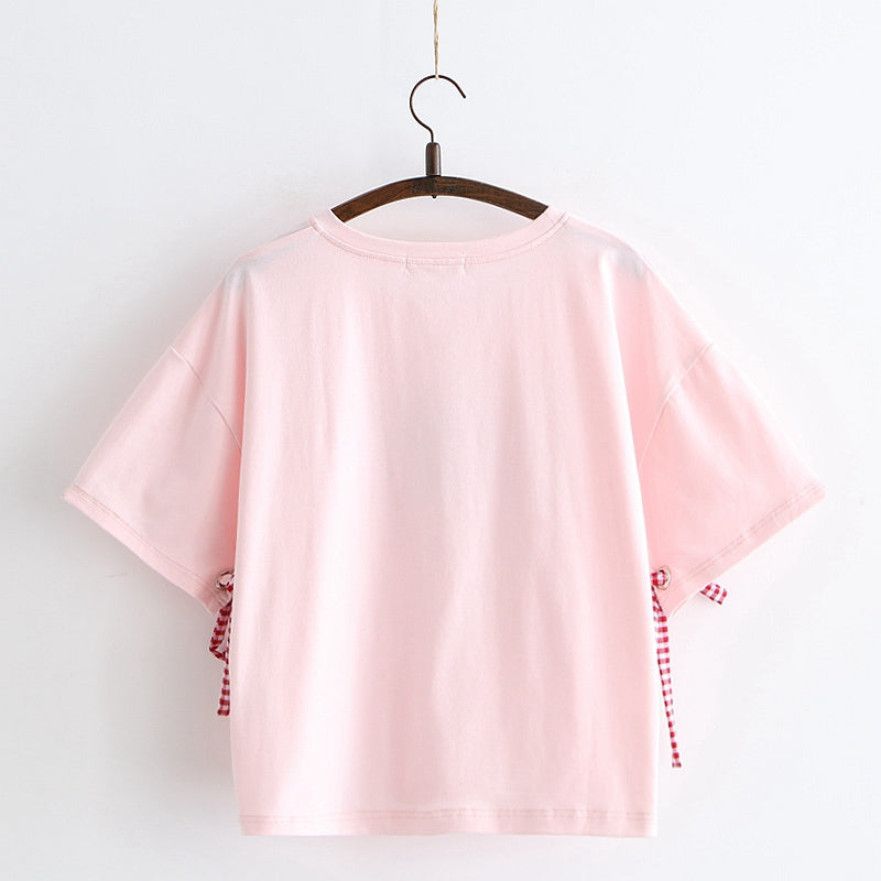 Strawberry tie t-shirt PL20362
