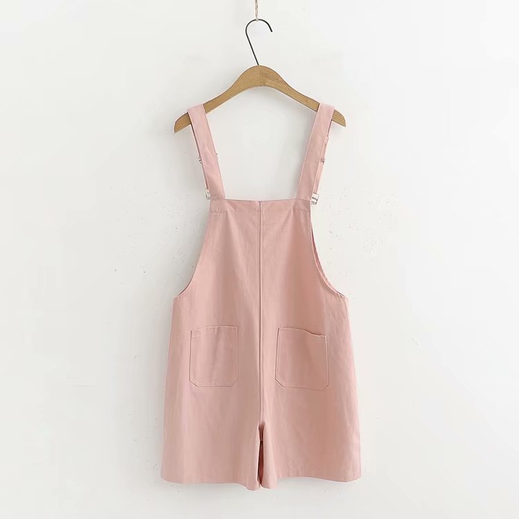 Cute embroidered overalls PL50351