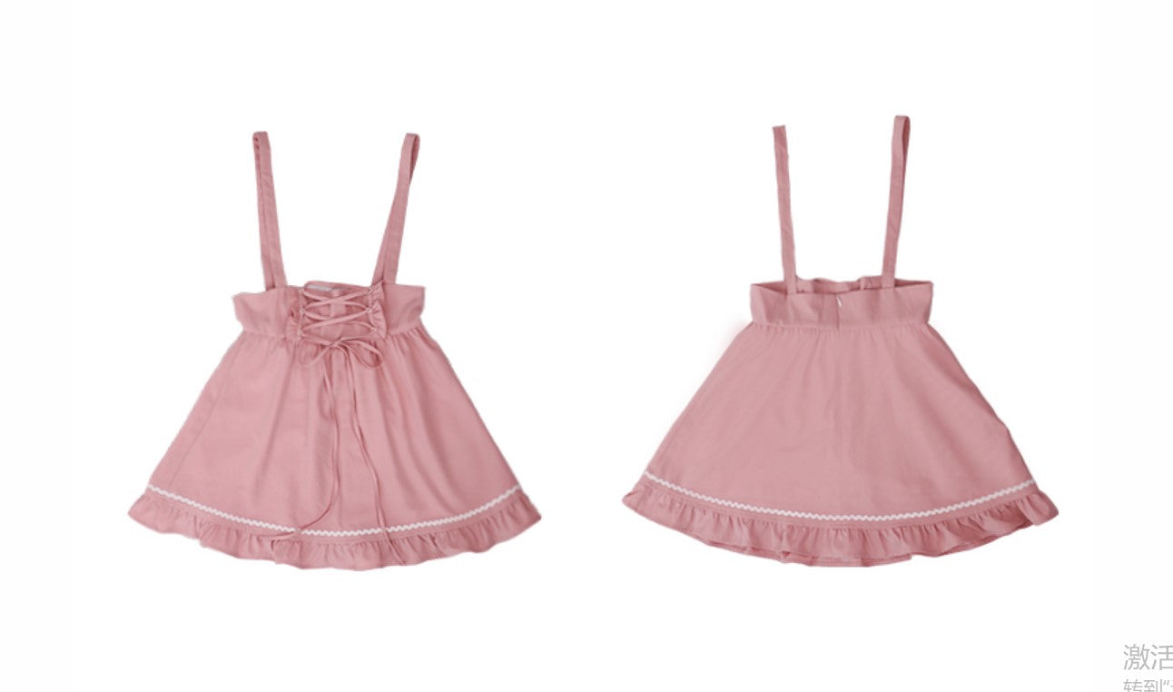 Pastel pink girl suit PL51854