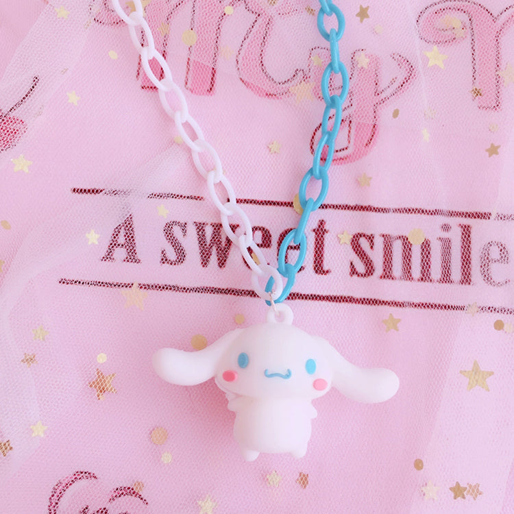 Cute Cartoon Long Necklace PL52560