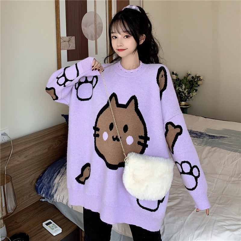 Cute long sleeve sweater PL50919