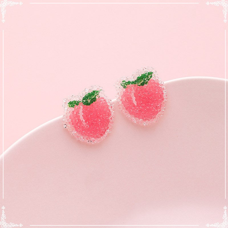 Lovely peach earrings PL50889